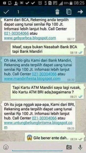 Sms Penipuan Lucu 2