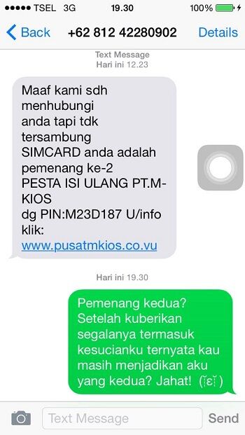 Sms Penipuan Lucu 6