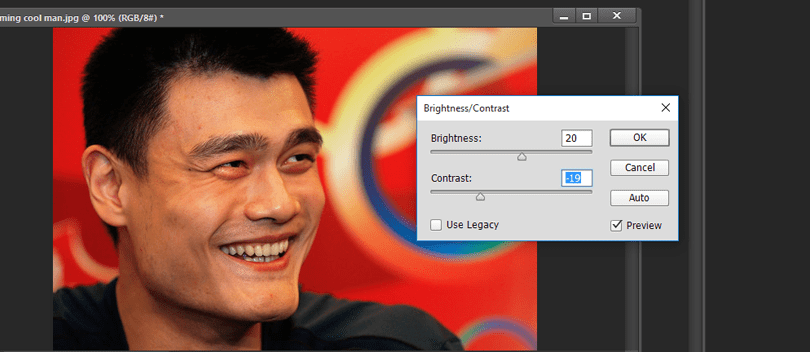 Brightness Dan Contrast Photoshop