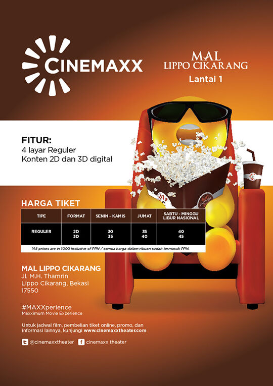 Cinemaxx Mal Lippo Cikarang Features