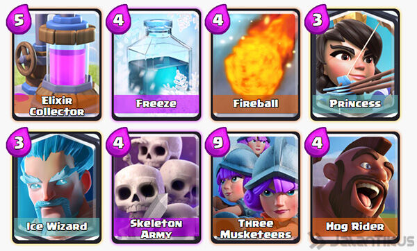 Battle Deck Hog Rider Terbaik 10