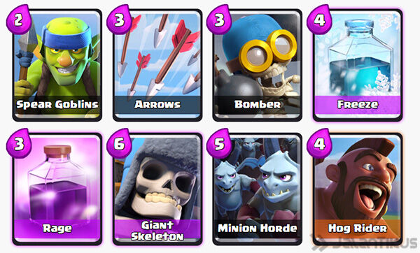Battle Deck Hog Rider Terbaik 7