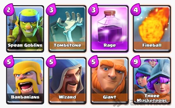 Battle Deck Three Musketeers Terbaik 8