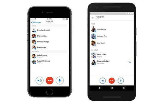 Group Calling Facebook Messenger