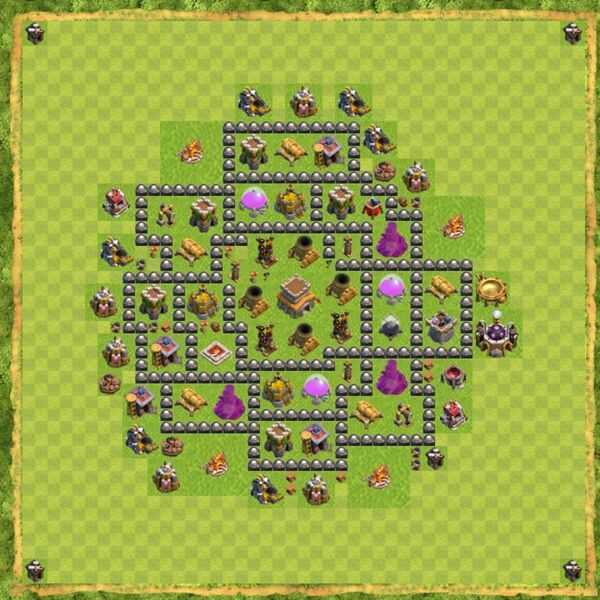 Base Hybrid Coc Th 8 Terbaru 13