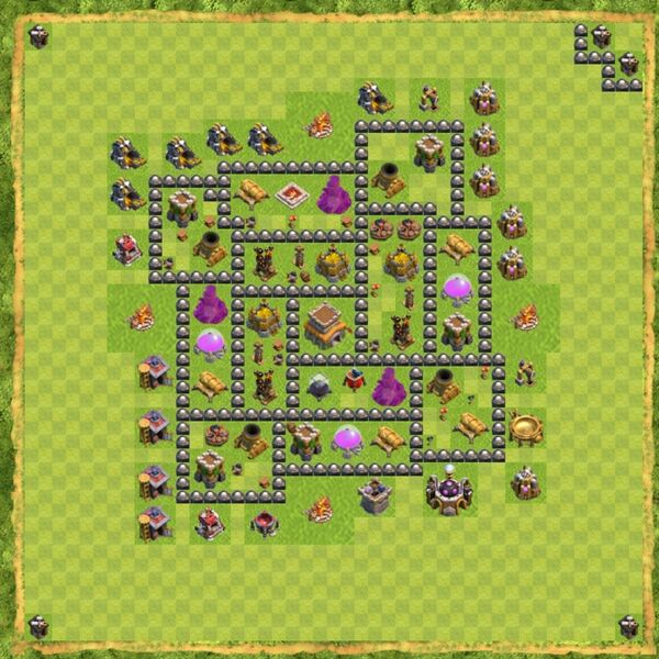 Base Hybrid Coc Th 8 Terbaru 16