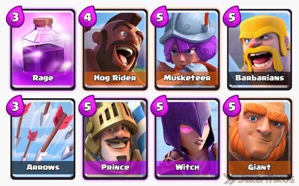 Battle Deck Giant Clash Royale 13