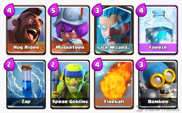 Battle Deck Ice Wizard Clash Royale 18