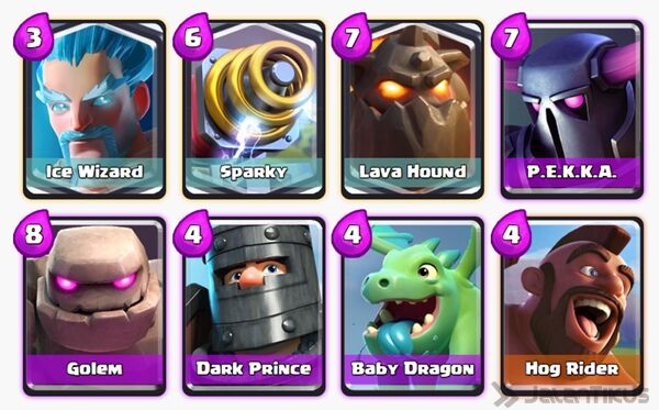 Battle Deck Ice Wizard Clash Royale 19