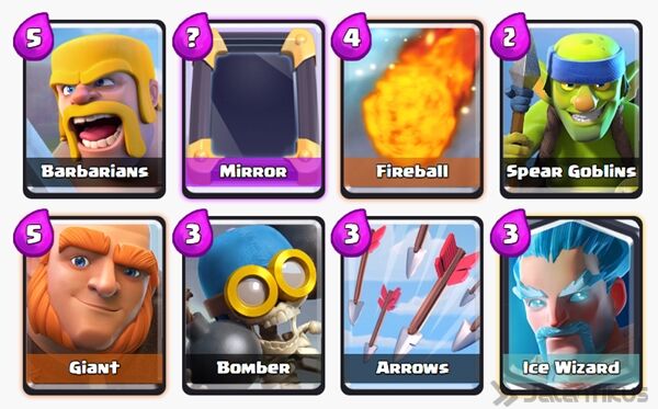 Battle Deck Ice Wizard Clash Royale 24