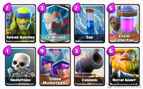Battle Deck Ice Wizard Clash Royale 26