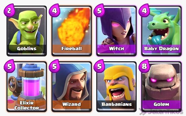 Battle Deck Wizard Clash Royale 25