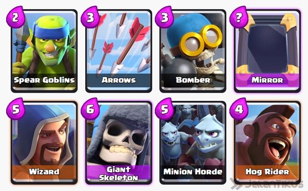 Battle Deck Wizard Clash Royale 26