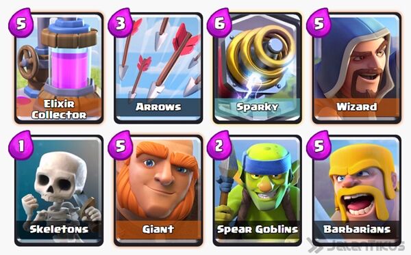 Battle Deck Wizard Clash Royale 29