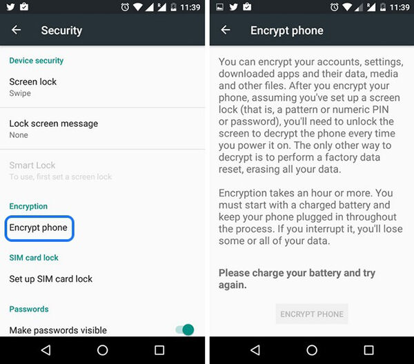 Smartphone Android Aman 1