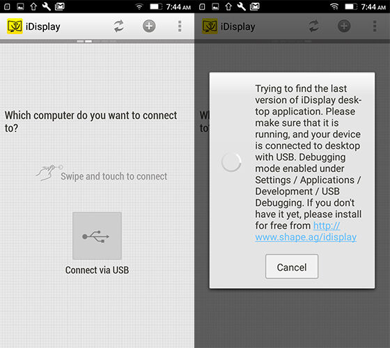 Smartphone Android Jadi Monitor 7