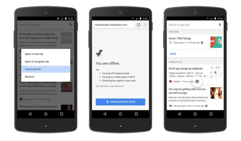 Google Chrome Offline
