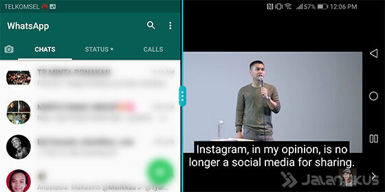 Split Screen Honor 9 Lite C2772