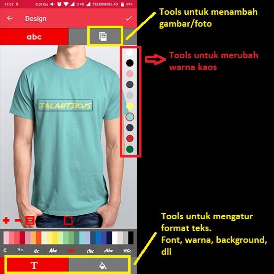 Cara Desain Baju Kaos Distro Di Hp 3 98f97