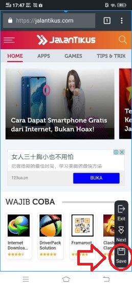 Cara Screenshot Vivo 6 9990b