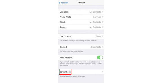 Cara Mengunci Whatsapp Touchid 1 0e12d