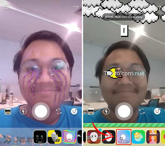 Cara Main Flying Face Instagram 04 A9ad8