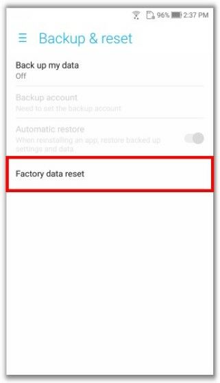 Cara Reset Hp Asus Zenfone 5 944d3
