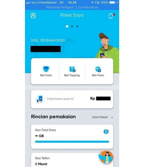 Cara Cek Pulsa Byu 2 0b15e