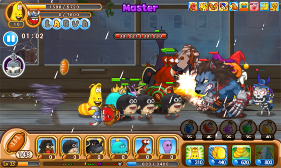 Larva Heroes Mod Apk 1593d