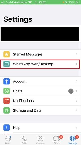 Cara Keluar Dari Whatsapp Web Iphone Tekan Whatsapp Web Desktop 6ed90