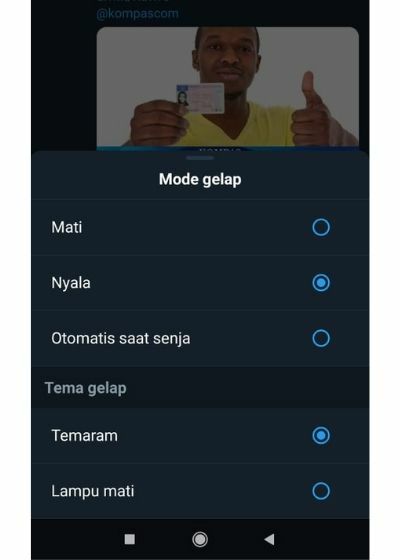 Cara Dark Mode Twitter Android 3b80b