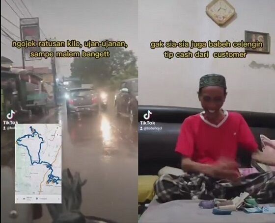 Driver Ojol Ngojek Ratusan Kilo 29523