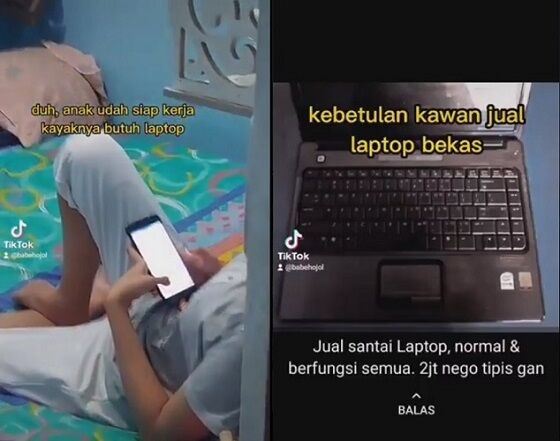 Ngojek Demi Belikan Laptop Untuk Anak Ef03d