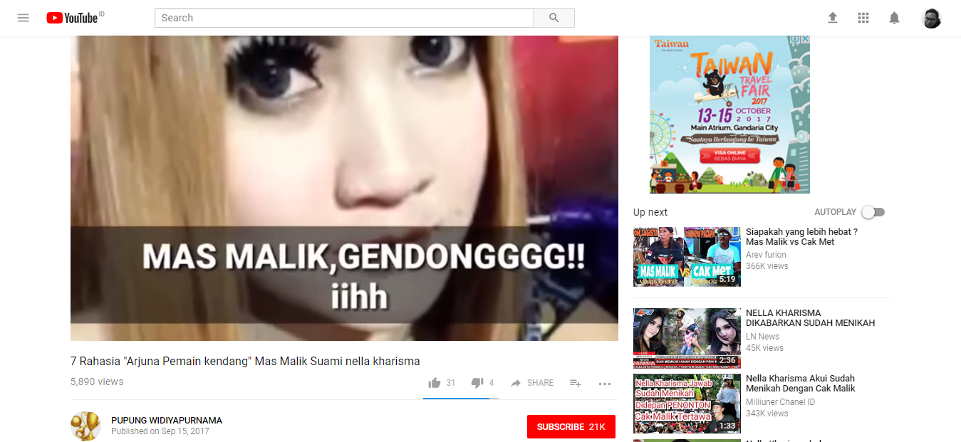 Video Tidak Bermanfaat Youtube Trending Indonesia 03