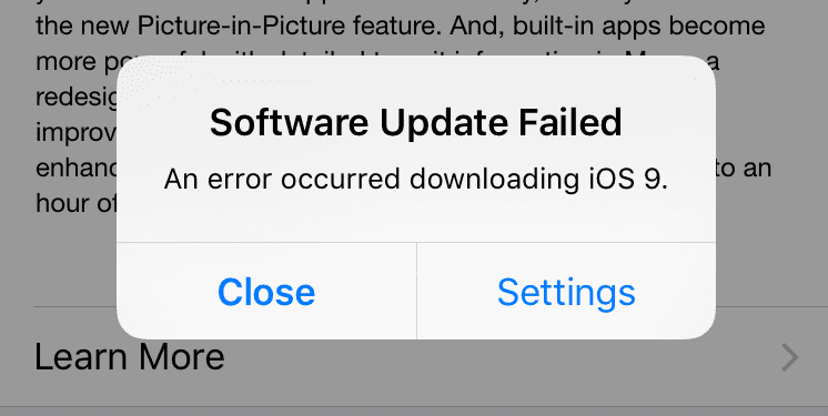 Common Ios 9 Problems And Solutions0