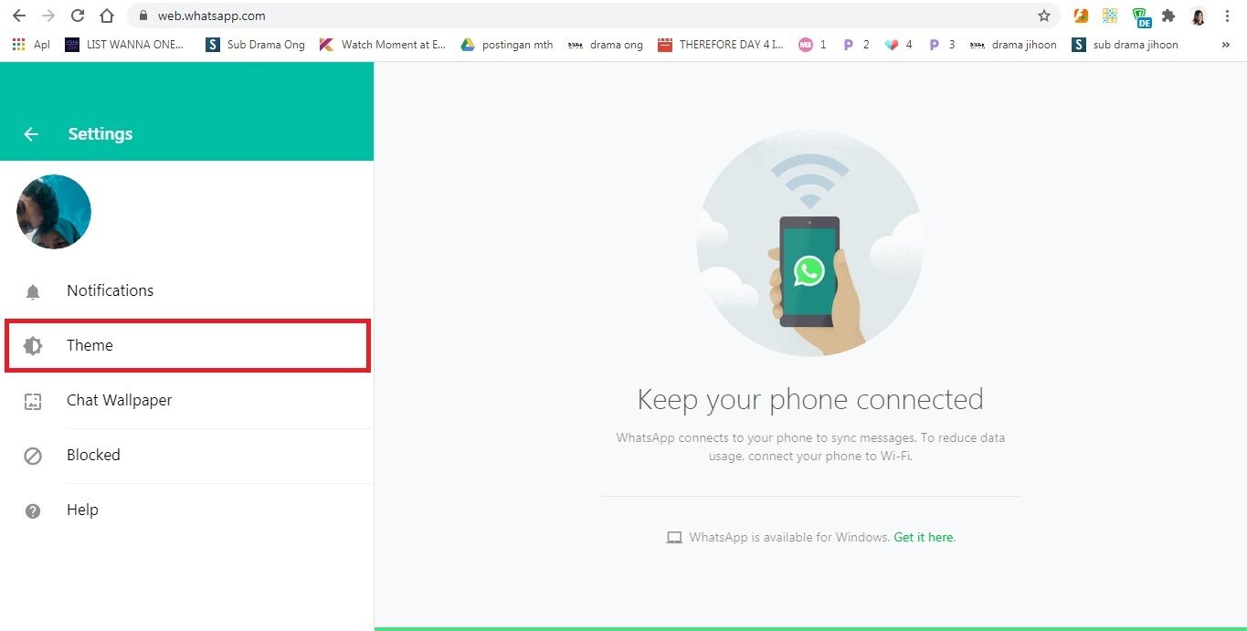 Whatsapp Web Dark Mode F00f1