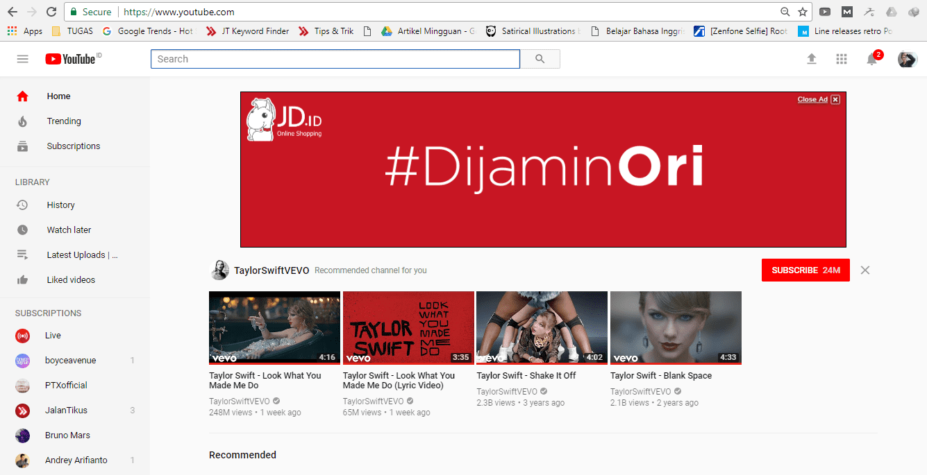 Cara Ubah Youtube Jadi Tv 1