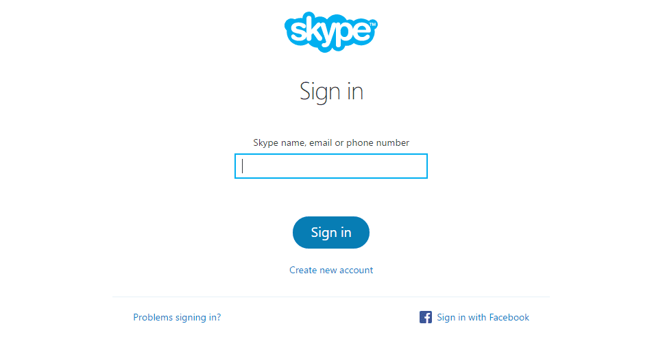 Skype Web