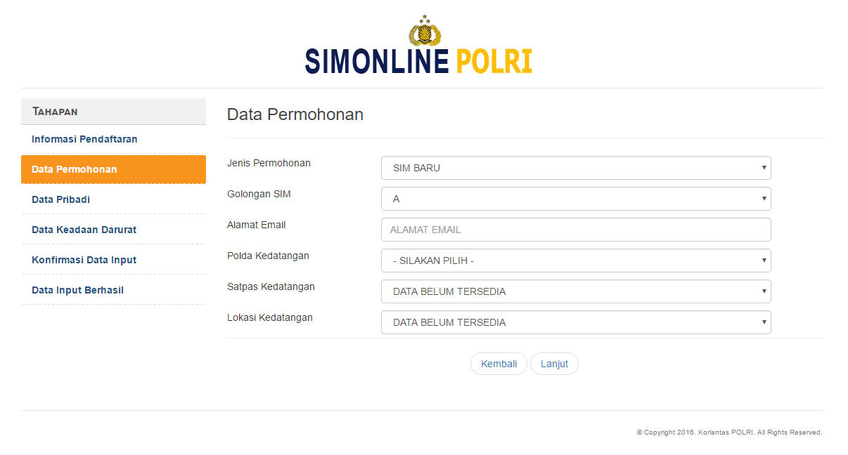 Sim Online Baru