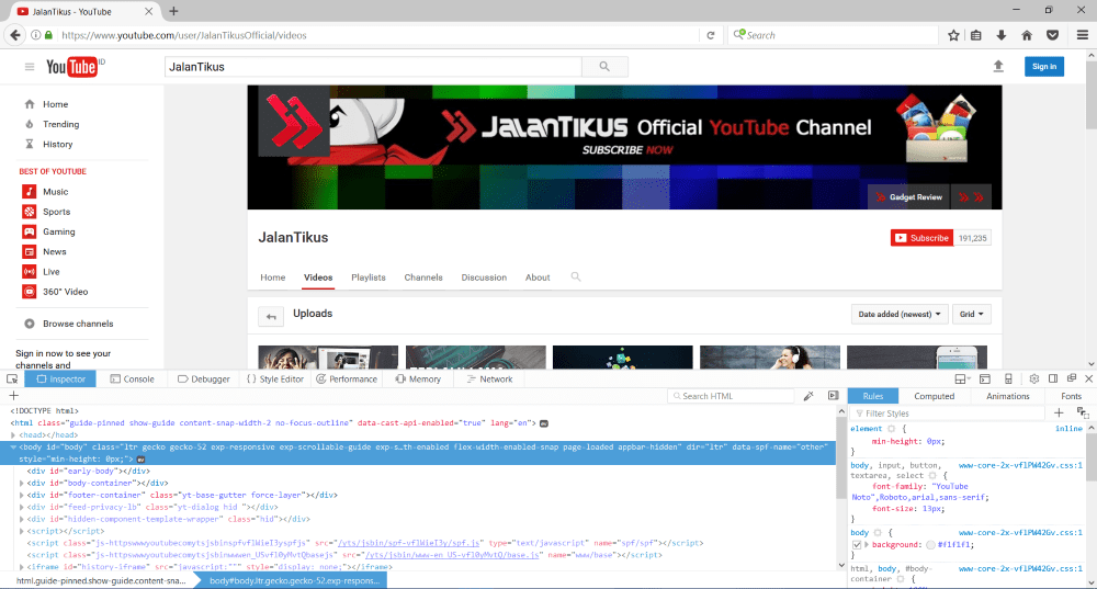 Foto Jalantikus Youtubedark1