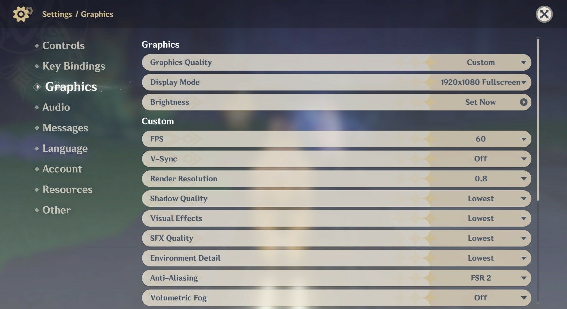 Setting Grafis Genshin Geekom A5 Ae551