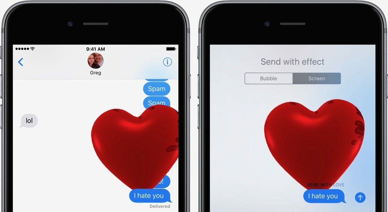 Efek Baru Di Imessage