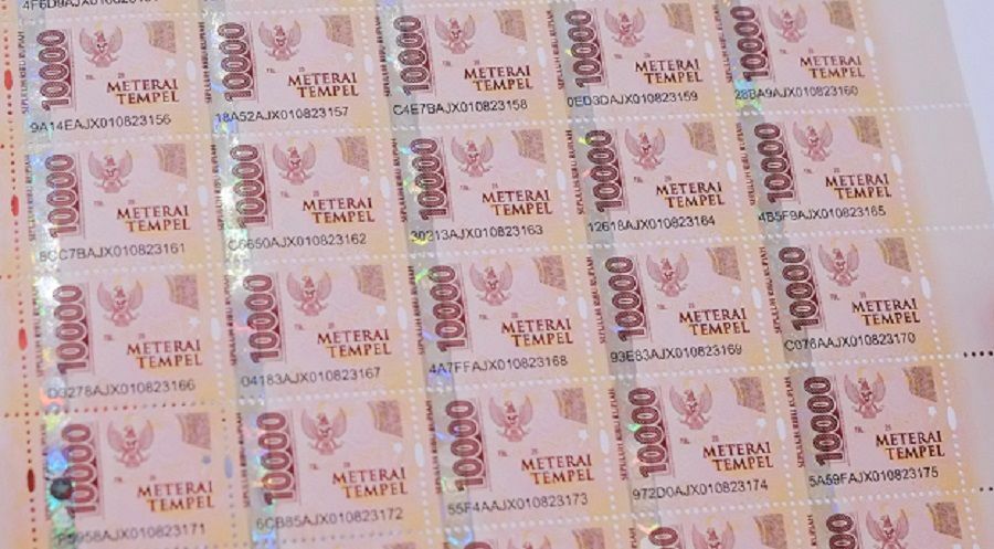 Meterai Rp10 000 Untuk Surat Kuasa Pengambilan Uang Di Bank 29233