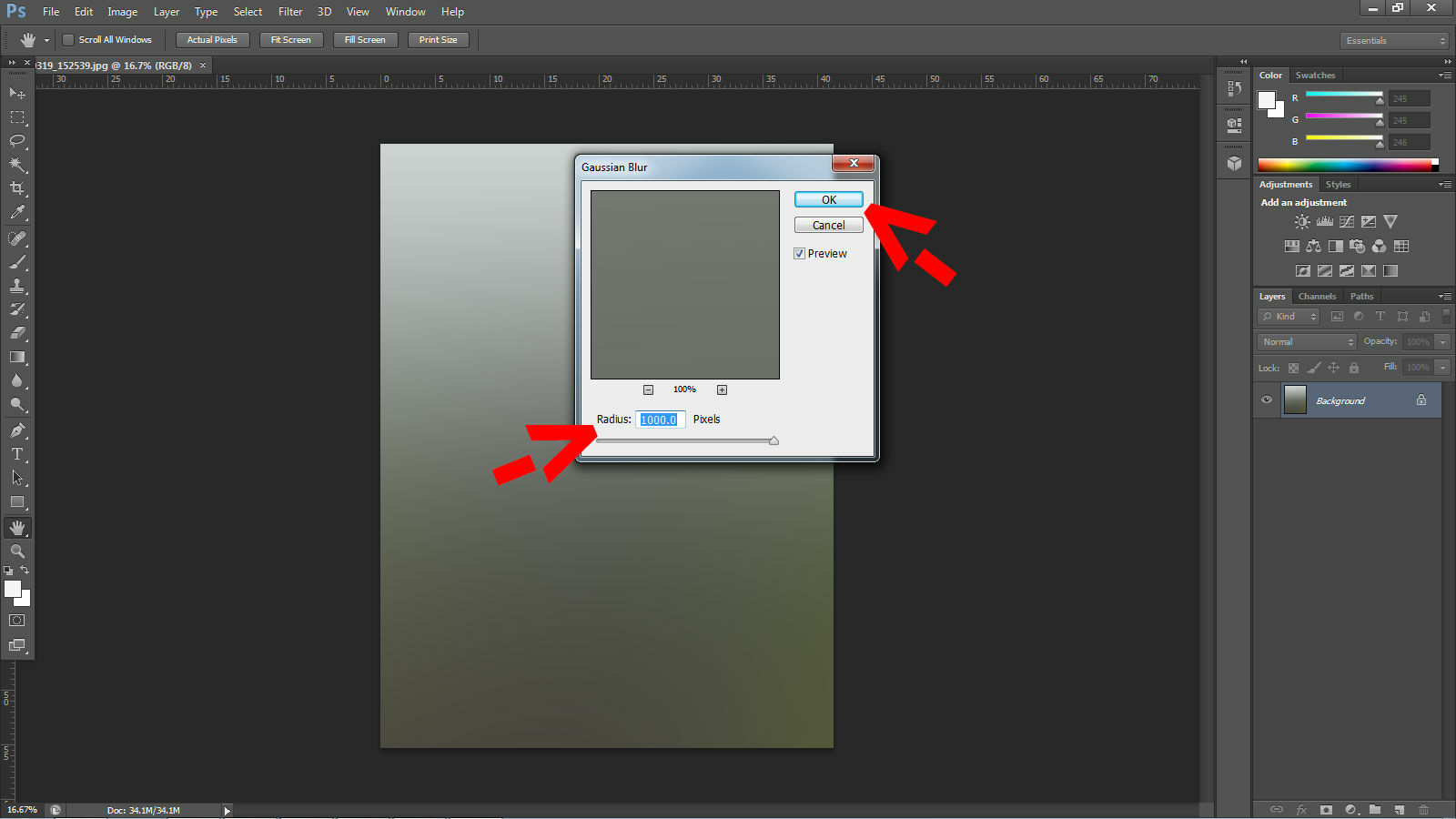 Cara Membuat Efek Instagram Di Photoshop 2