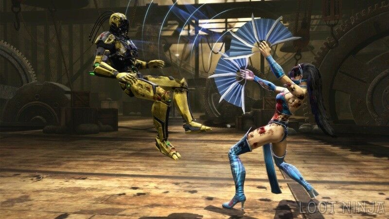 Mortal Kombat Kitana Cyrax Fa2d3