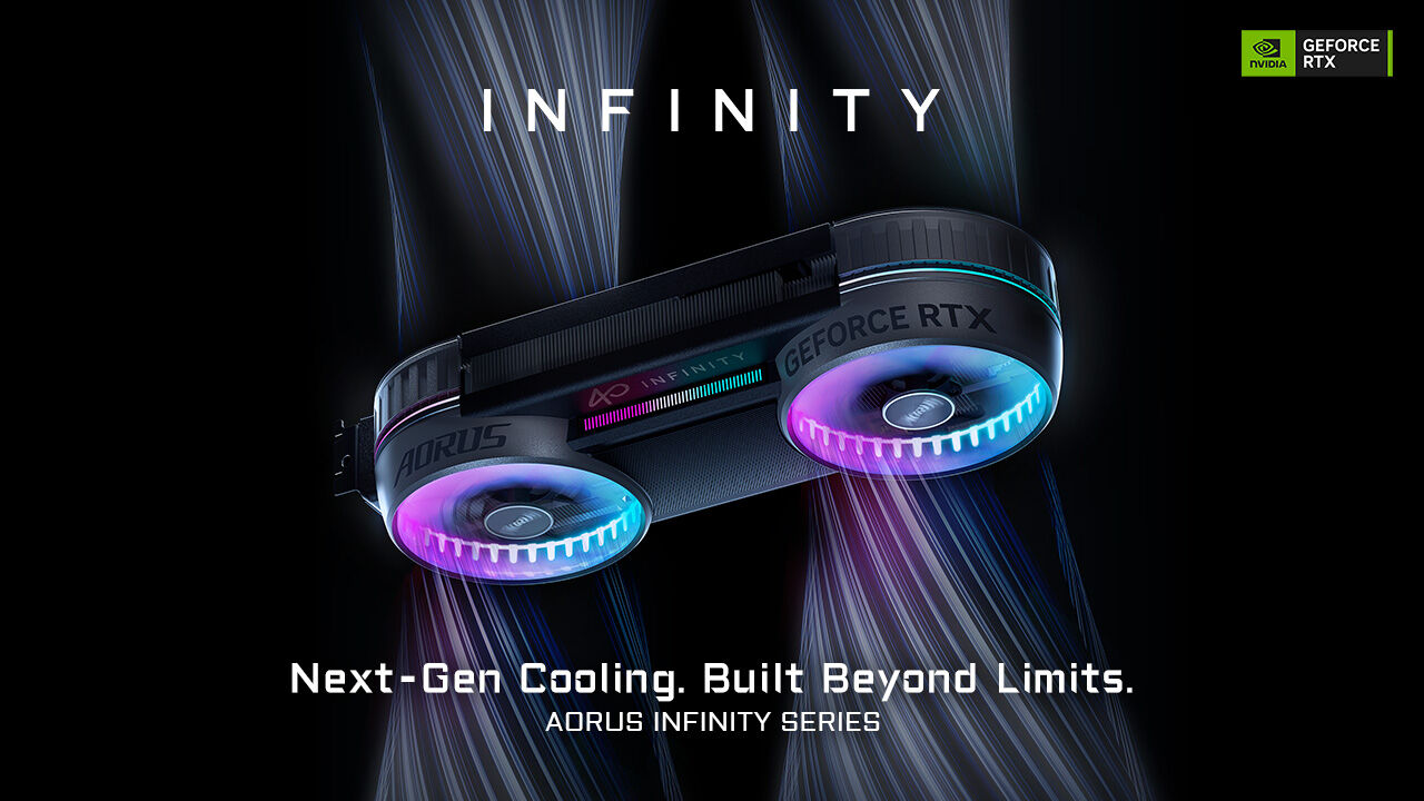 AORUS GeForce RTX 5080 5070Ti INFINITY 16G X 1280x720 77d7a