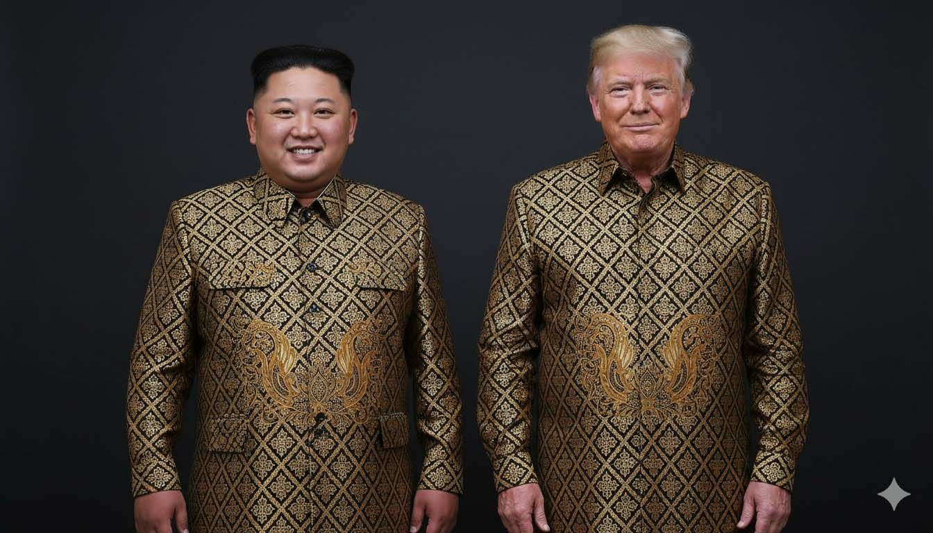 Cara Membuat Desain Batik Sendiri Trump Kim Jong Un 4358e