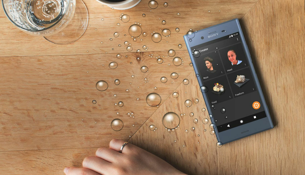 smartphone-android-tahan-air-terbaiksony-xperia-xz1