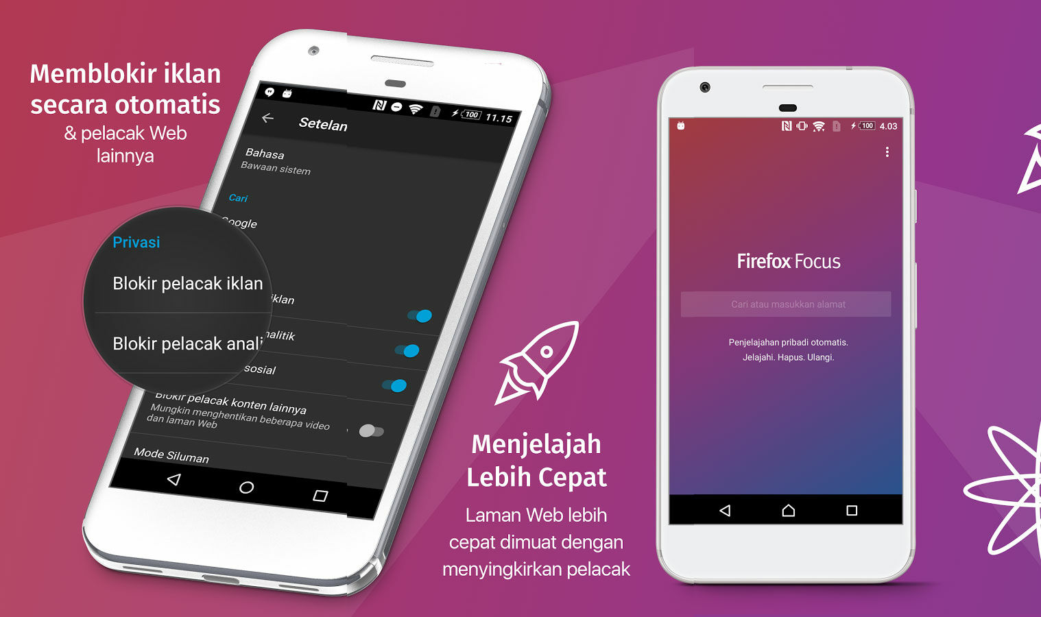 Cara Browsing Dengan Aman Di Android Dengan Firefox Focus