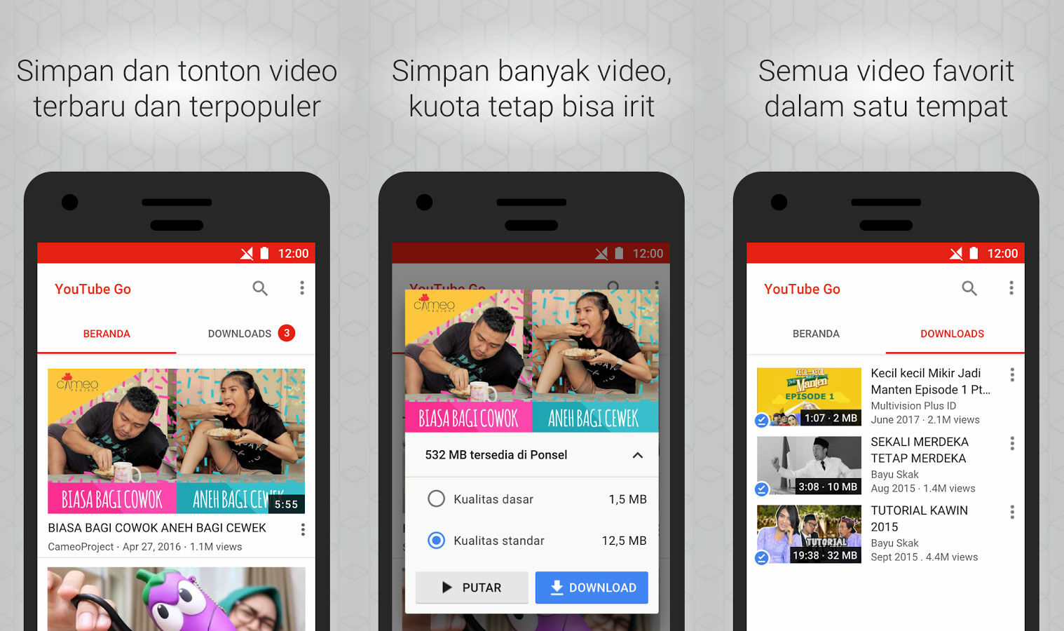 Nonton Video Hemat Kuota Dengan Youtube Go